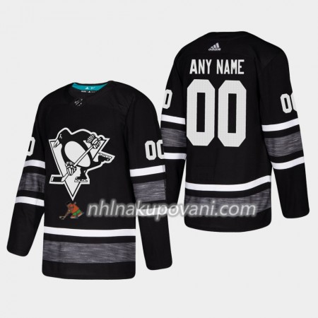 Pittsburgh Penguins Dresy Personalizované Černá 2019 NHL All-Star Adidas Authentic - Pánské